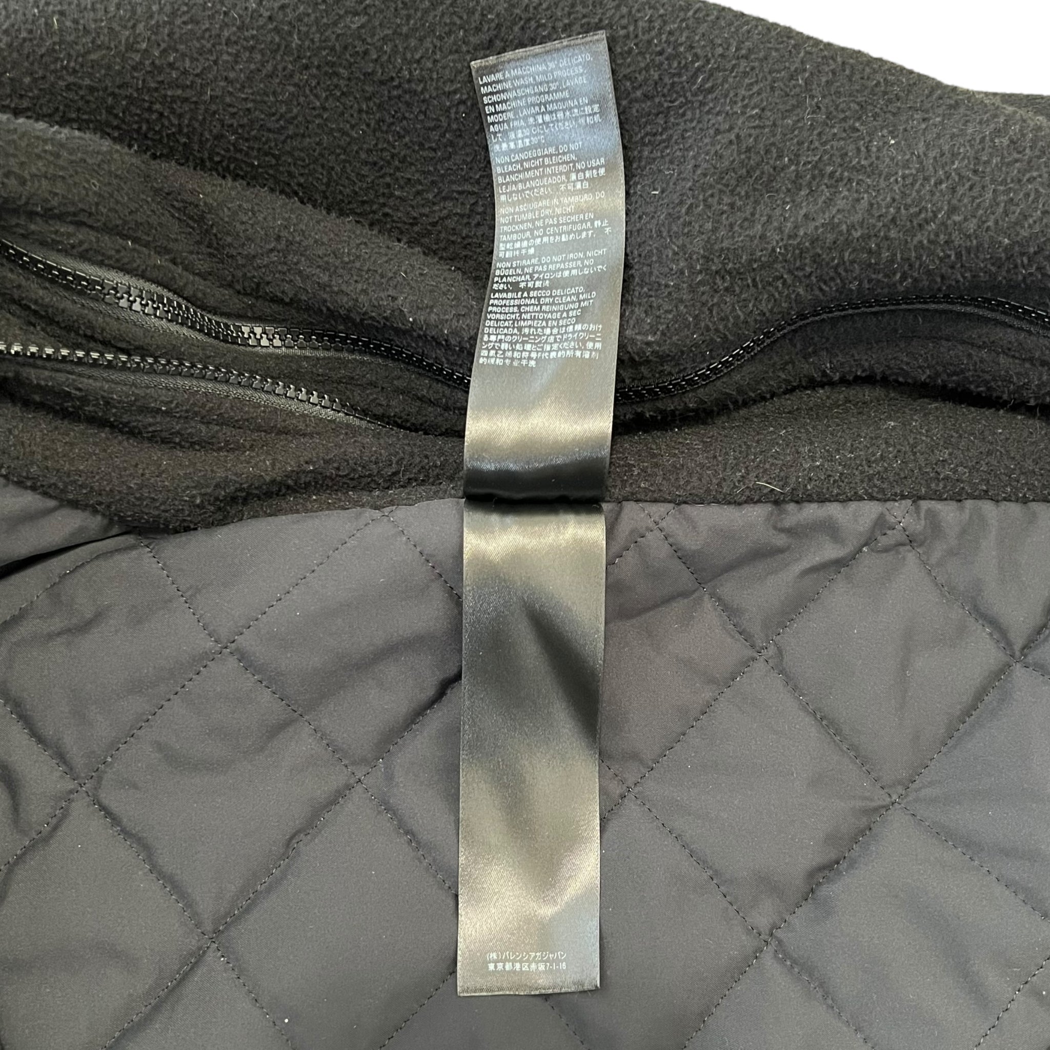 BALENCIAGA 2022AW Sherpa Half-Zip Heavy Fleece Jacket