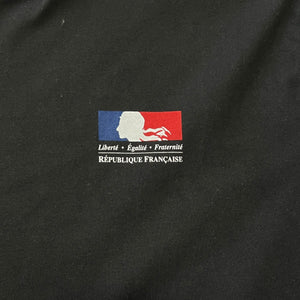 VETEMENTS 2017AW “République Française” Logo Cropped Long Sleeve T-Shirts