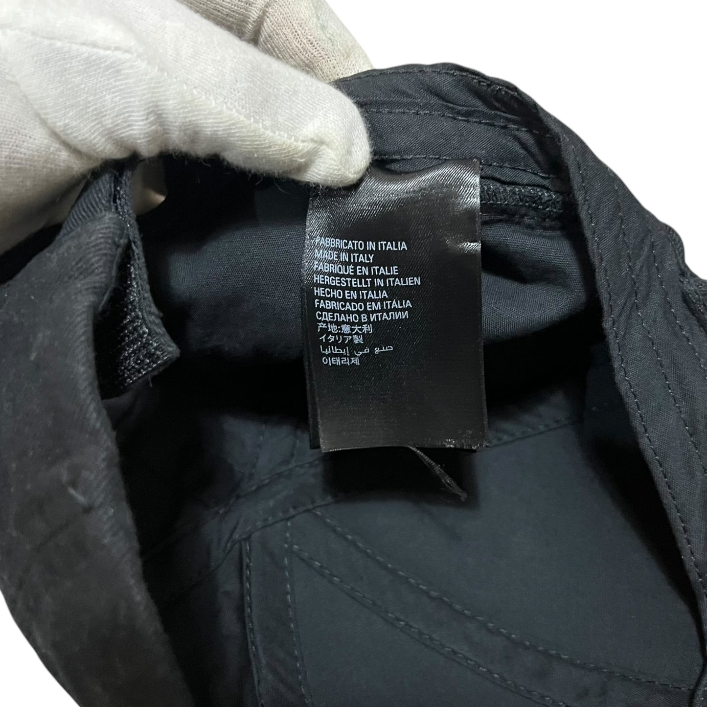 BALENCIAGA 2023AW 3B Stencil Black Cotton Baseball Cap