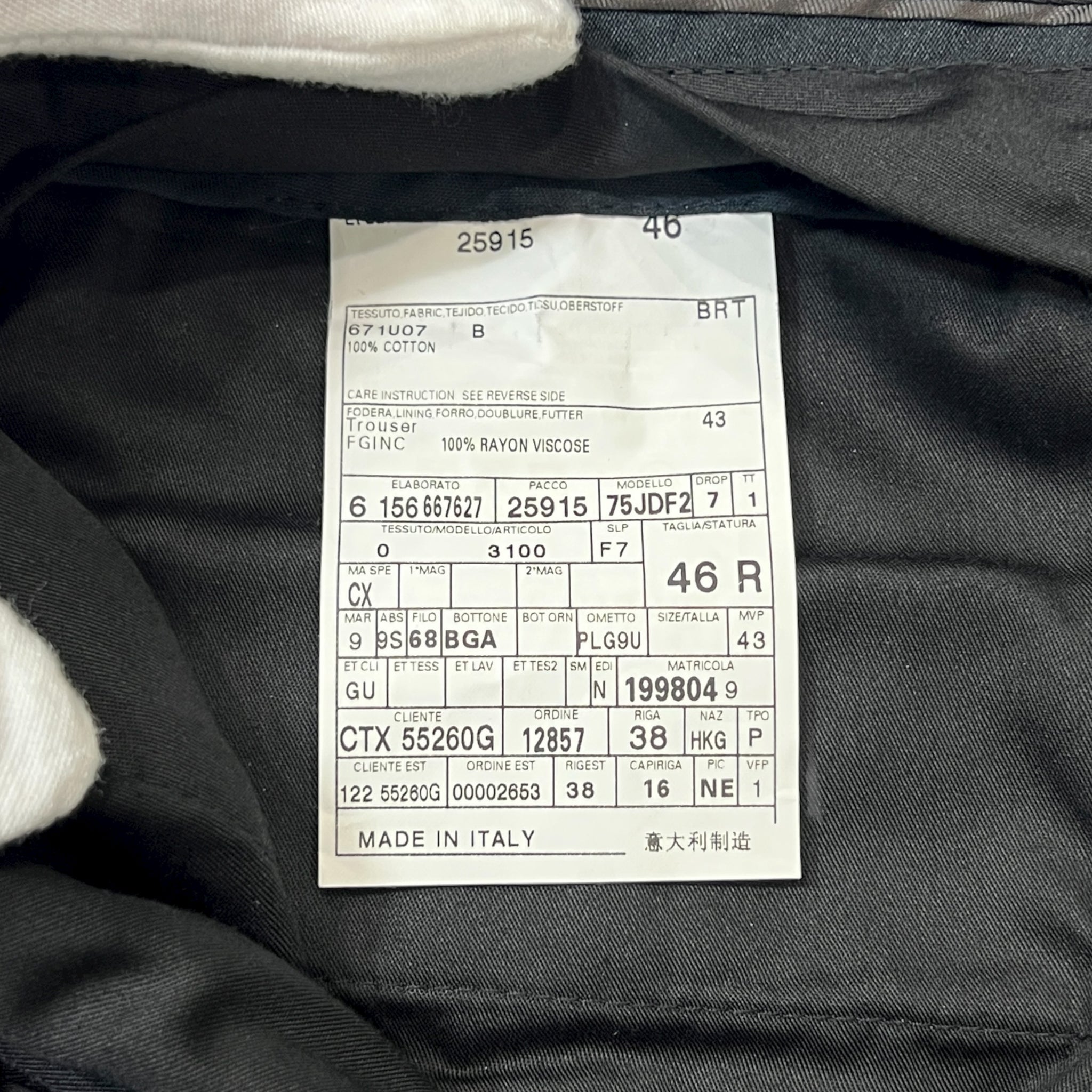 GUCCI Corduroy Flare Trousers Dark Green