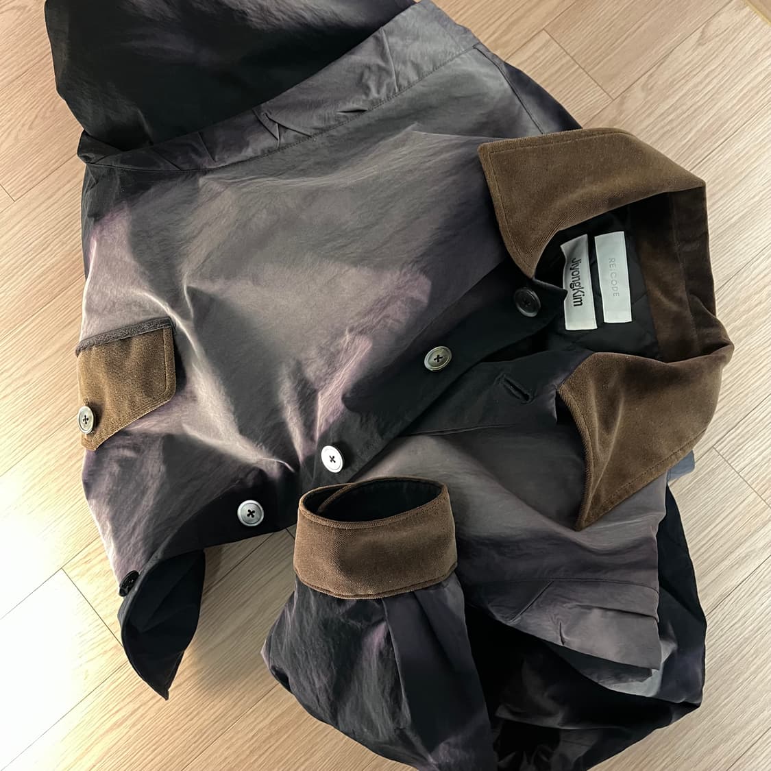 JINYONGKIM × RE CODE SUNFADED OVERSIZED BOMBER JACKET