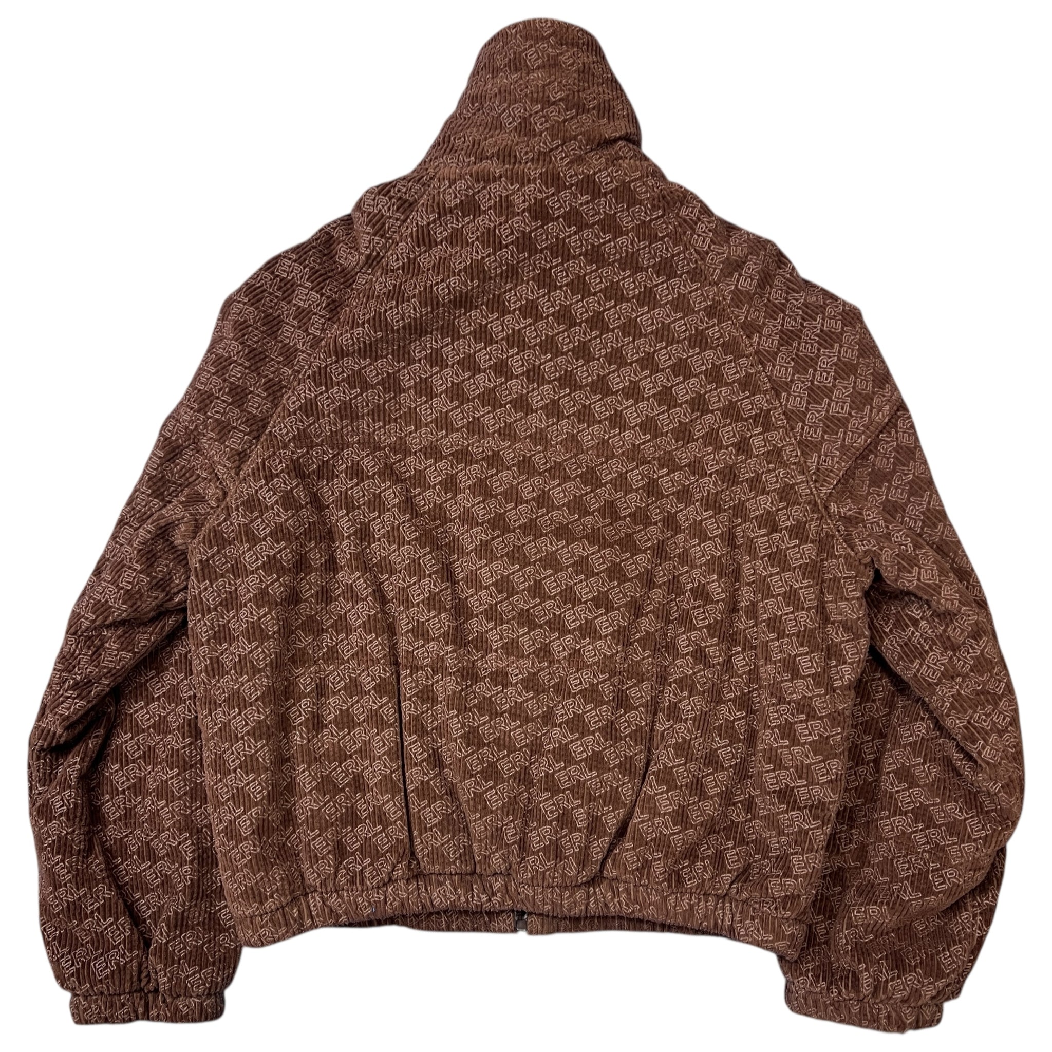 ERL Corduroy Embossed Set-Up Brown Track Jacket & Pants