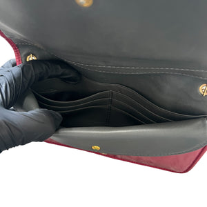 LOEWE Vinvage Wine Red Wallet chain  Bag