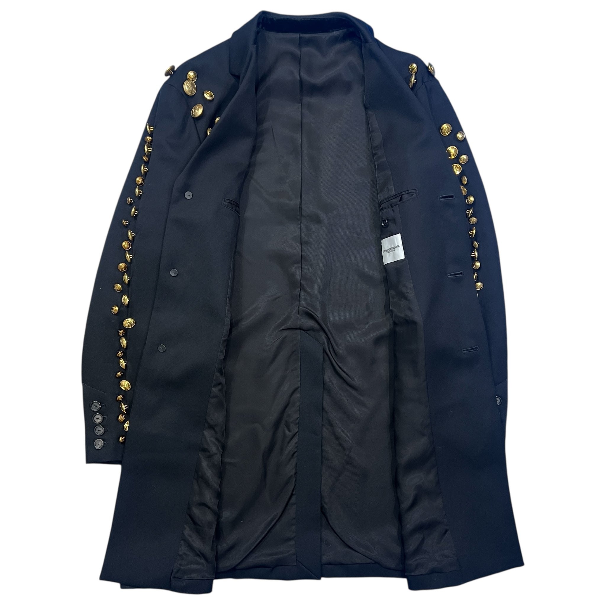 TAKAHIROMIYASHITA TheSoloist. 2025SS Chesterfield Coat with Gold buttons