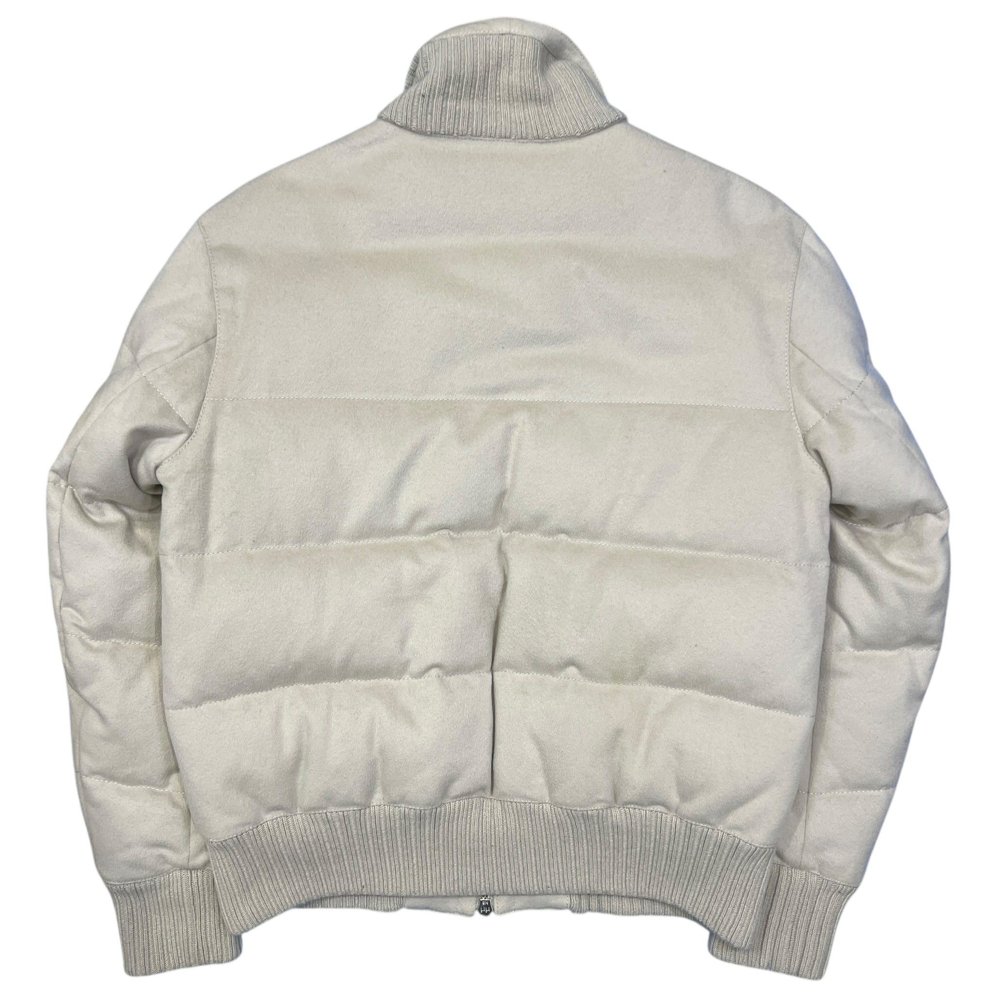 HERMES VÉRONIQUE NICHANIAN Cashmere Zip-Up Bomber Jacket