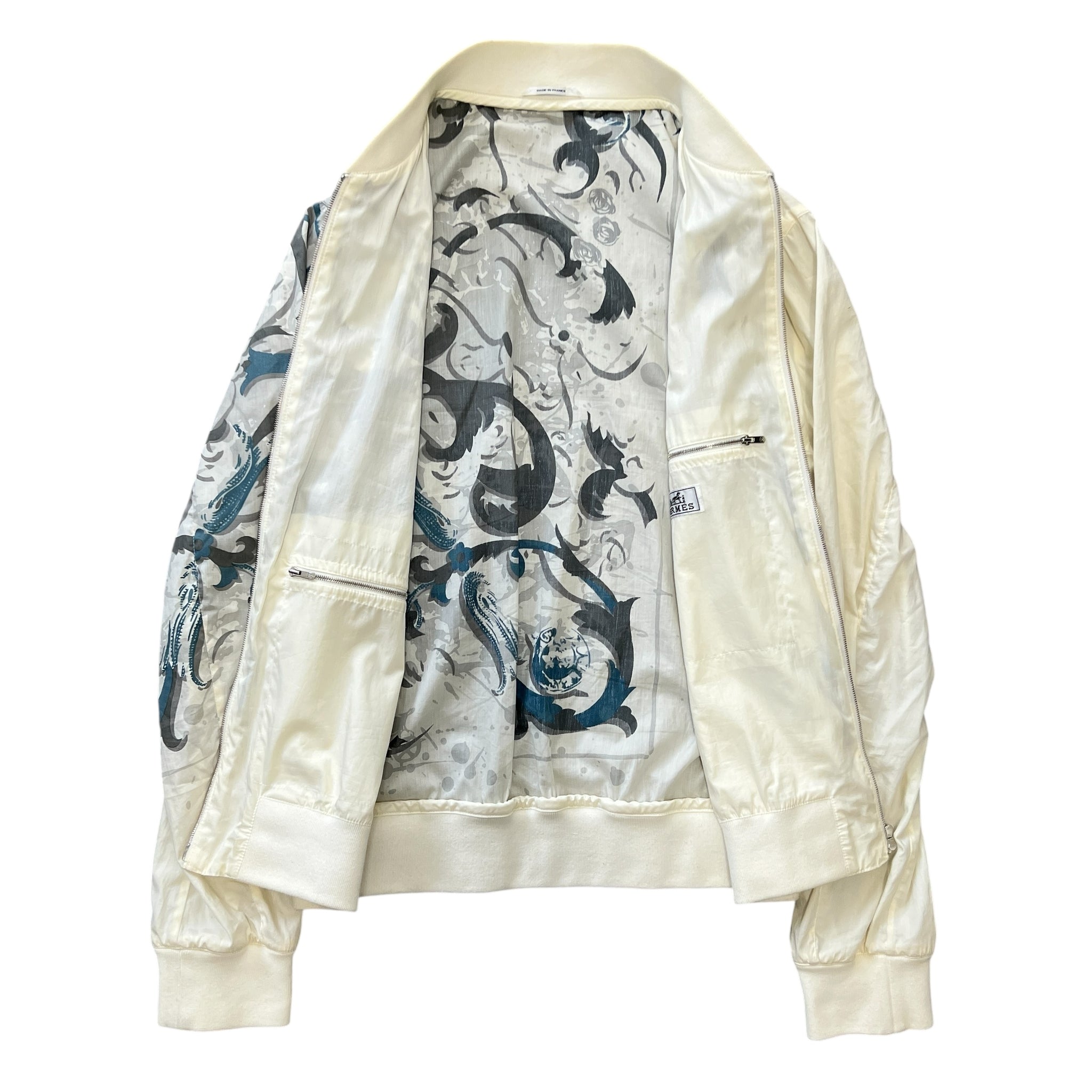 HERMES 2016SS "Water Snake" Zip-up Jacket