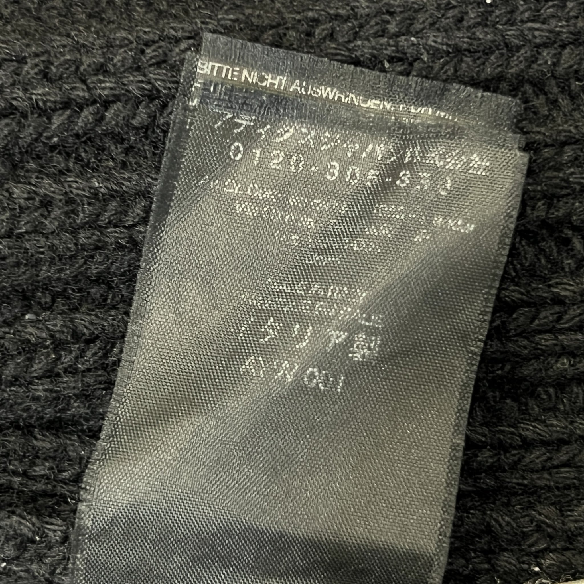 Y-3 YOHJI YAMAMOTO × ADIDAS 2005AW Back Logo Merino Wool Knit Zip-Up Parka