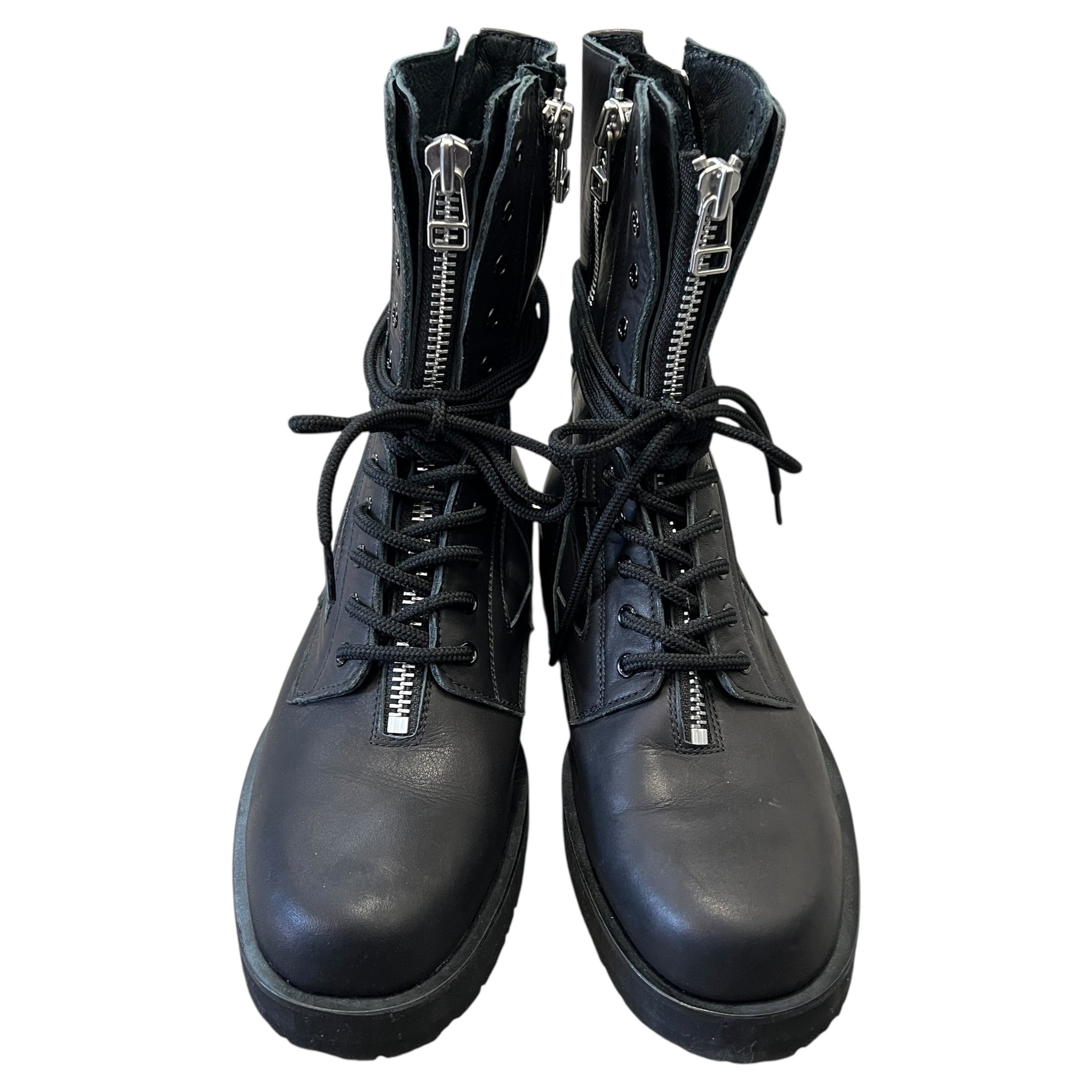 yohji yamamoto pour homme 22aw ミリタリーブーツ YOHJI YAMAMOTO POUR HOMME 2022AW 3 Zipline Military Boot