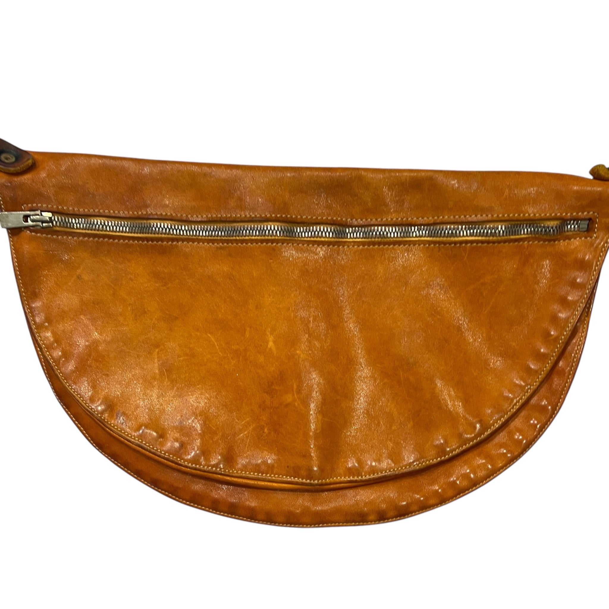 GUIDI Grain Leather Shoulder Bag