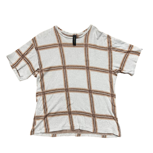 MIHARA YASUHIRO Cotton Check T-Shirts