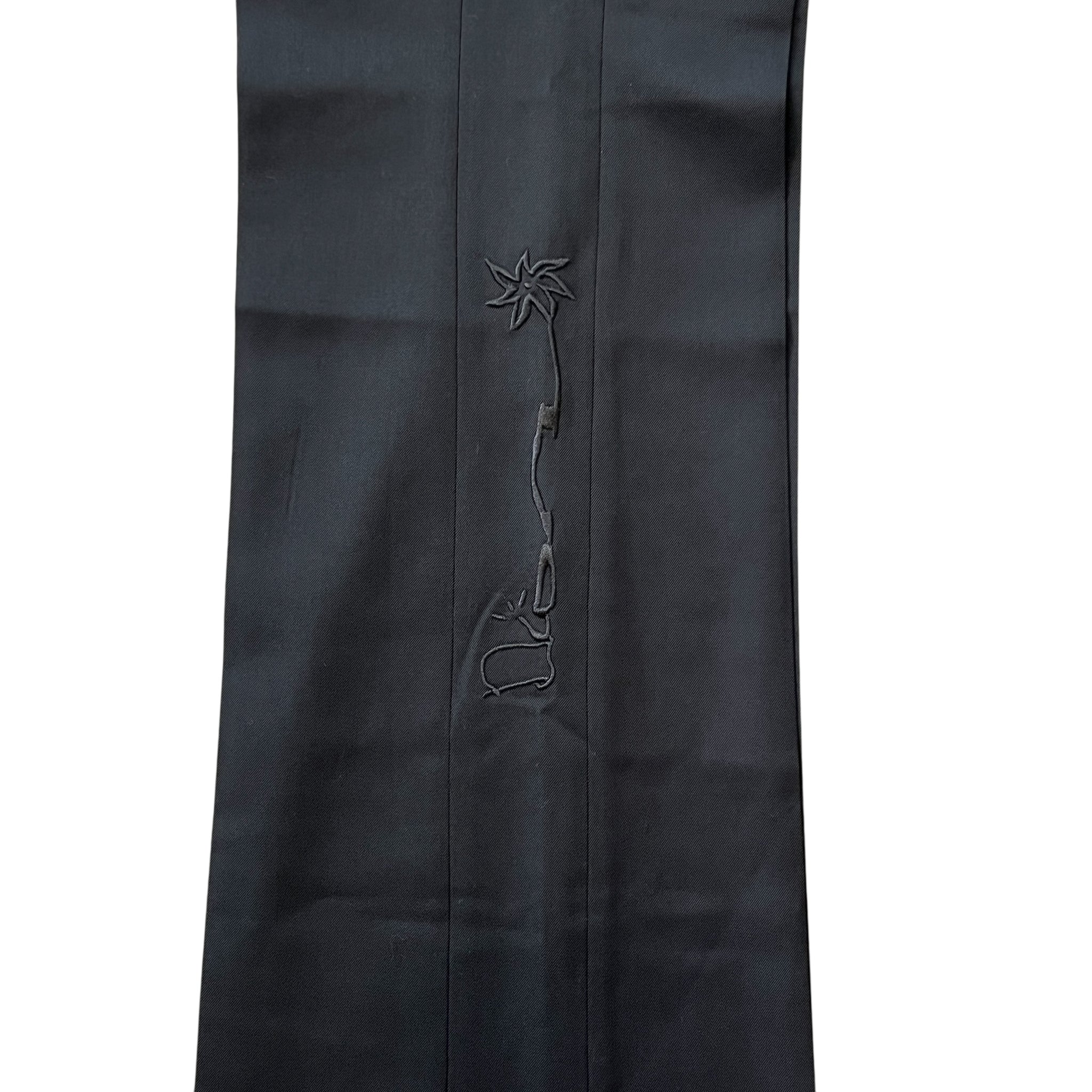 DIOR × CACTUS JACK 2022SS Virgin Wool Flared Trousers
