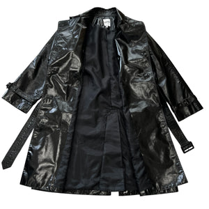 Jean Paul Gaultier for Sept Premières 2015 Polyurethane Coated Trench Coat