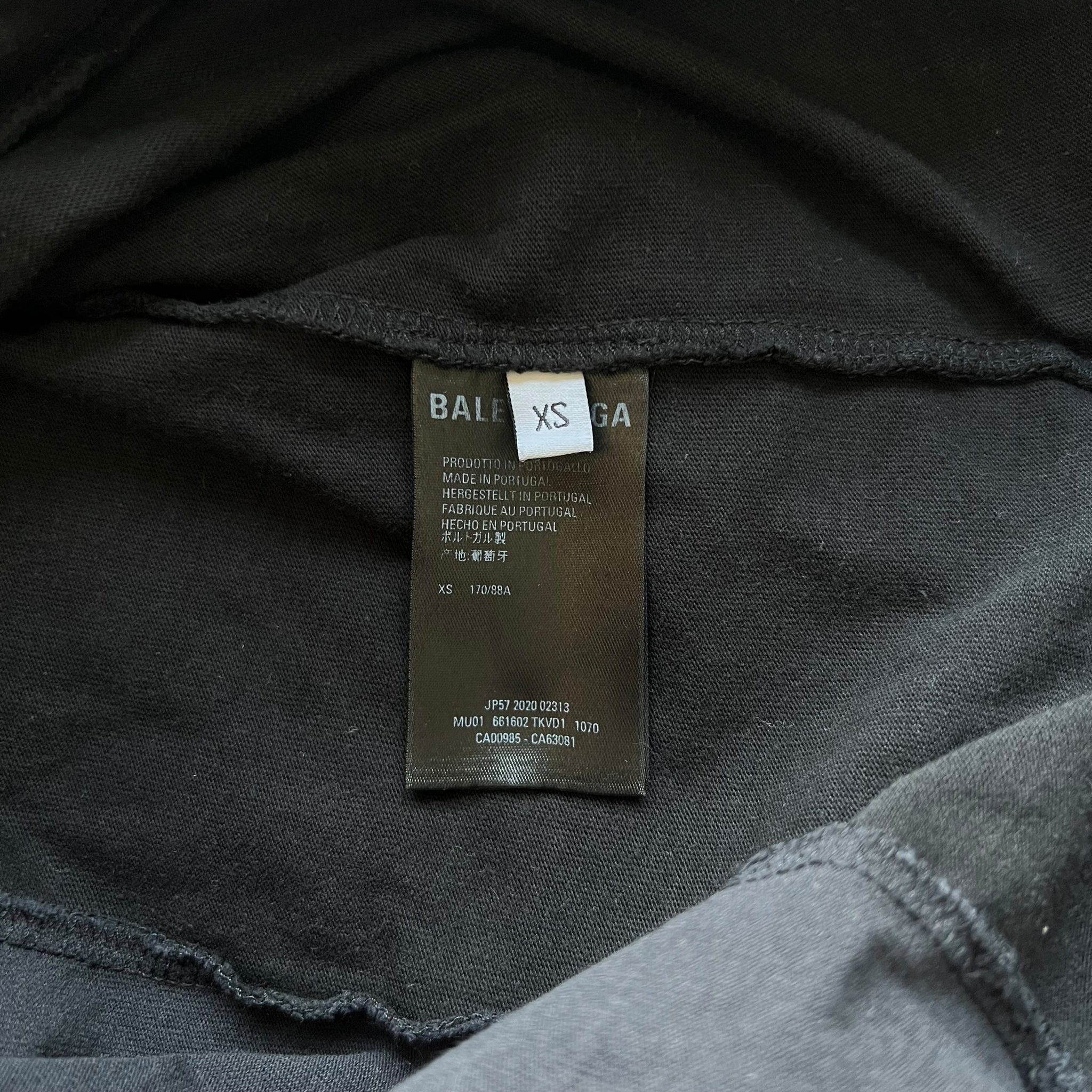 BALENCIAGA 2021SS Reconstruct Tshirt AOYAMA Flagship Store Limited Edition