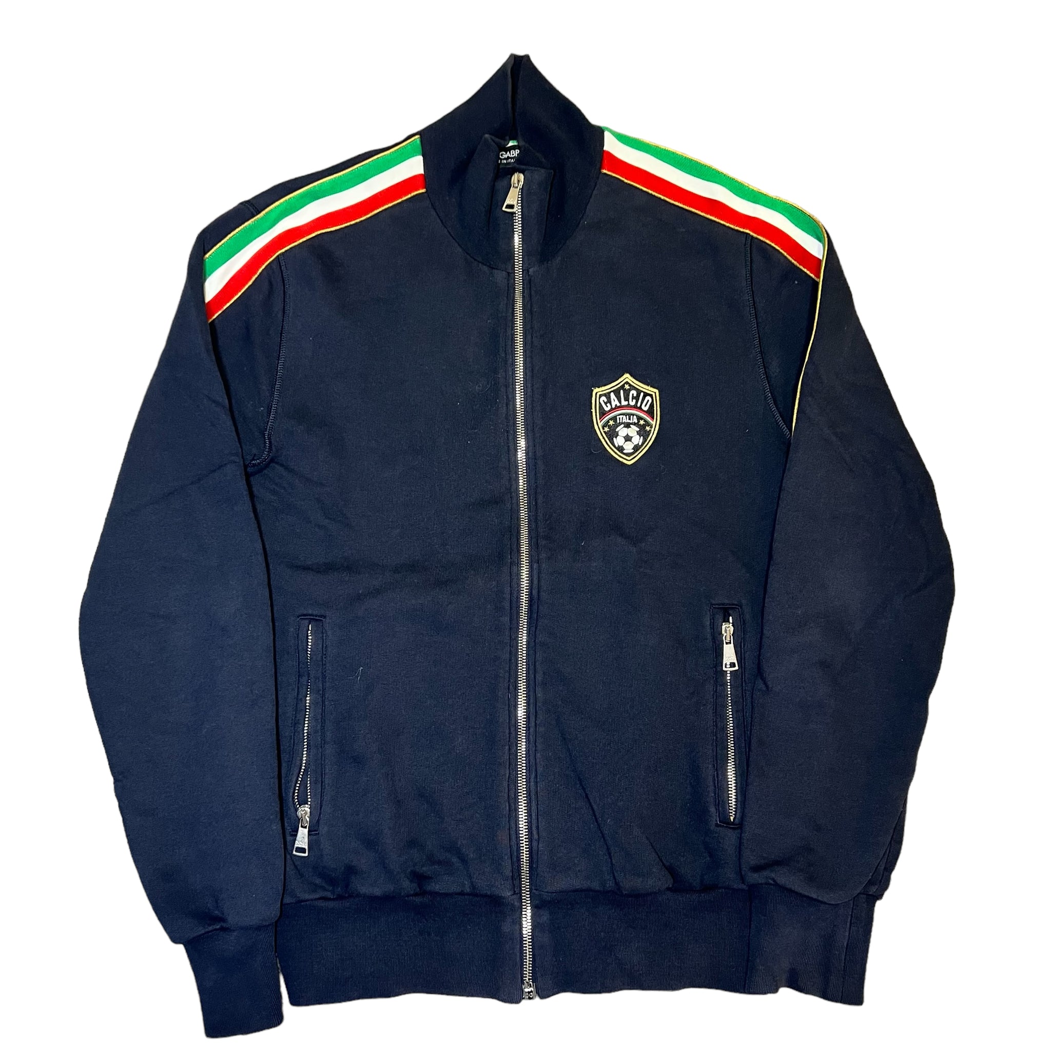 DOLCE&GABBANA FOOTBALL MOTIF ''CALCIO'' BACK NUMBER 15 WAPPEN ITAIY COLOR 3 LINE SETUP JERSEY