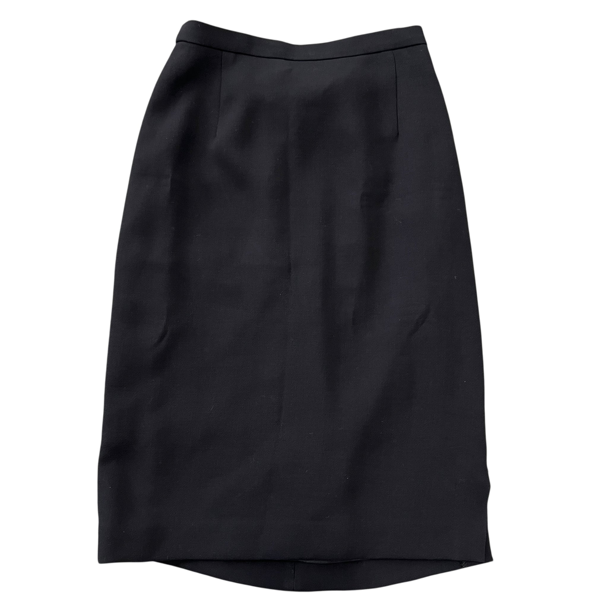 Max Mara Wool × Viscose Fly Front Tailored Jacket and Midi Skirt Set-up