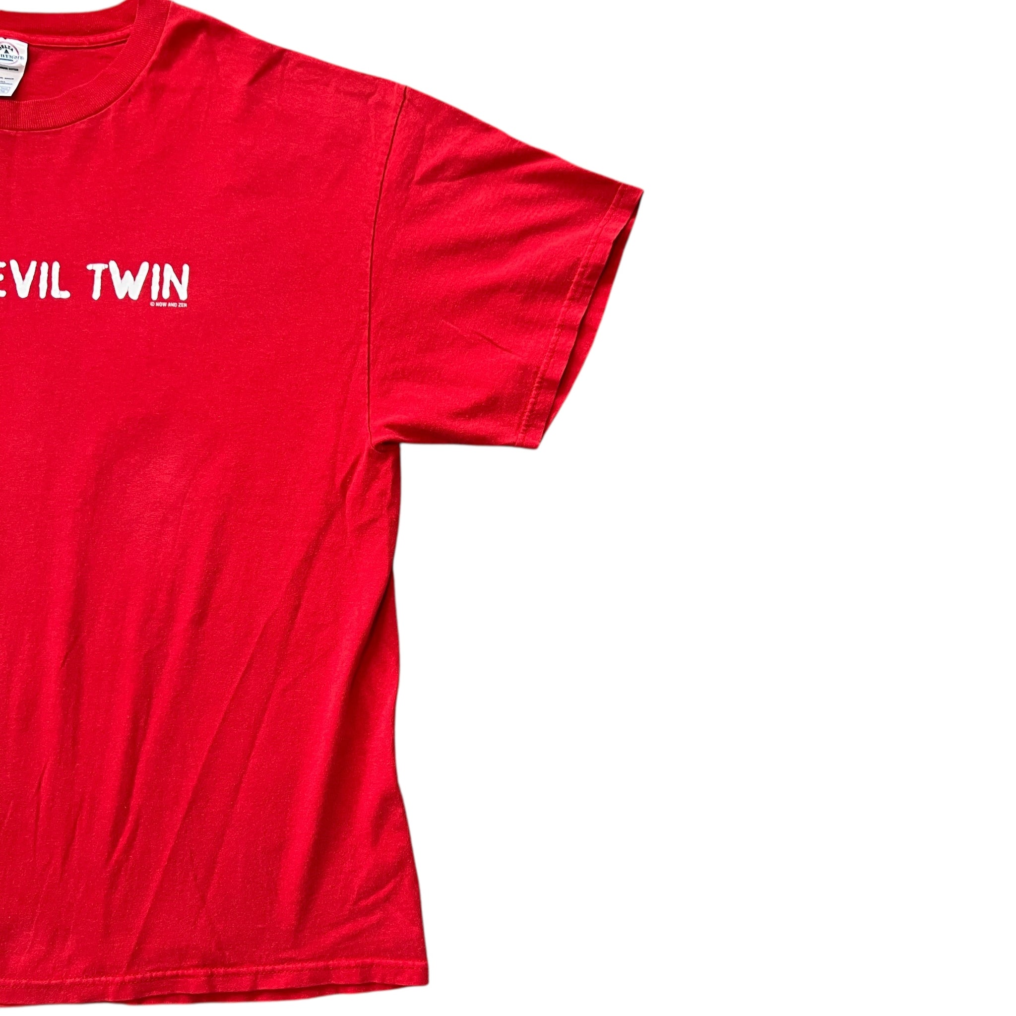 NOW AND ZEN " I'M THE EVIL TWIN " Vintage Silkscreen Printed S/S T-Shirts DELTA