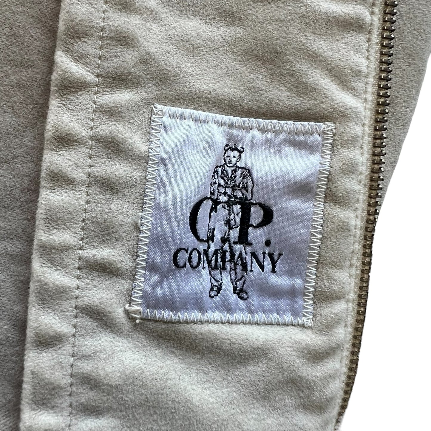 CP. COMPANY 2004AW COTTON LEATHER GOGGLE JACKET