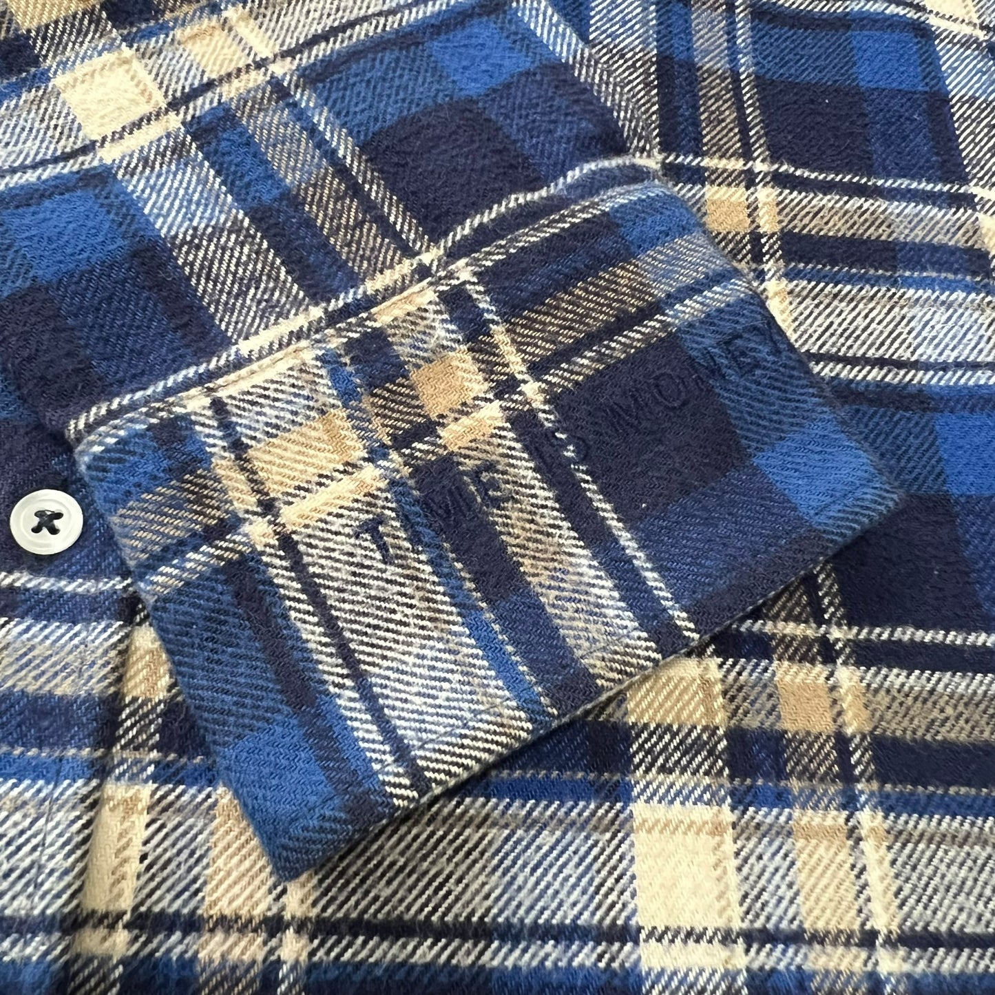 VETEMENTS 2016AW "TIME IS MONEY" Cotton Check Long Flannel Check Shirts