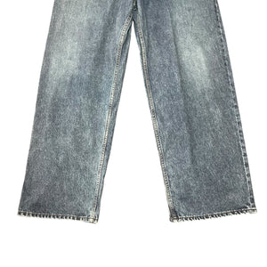 BALENCIAGA 2022AW Trompe-l'oeil Heavy Cotton Jersey Denim Baggy Pants