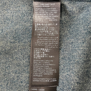 BALENCIAGA 2024SS Inside-Out Oversized Organic Light Indigo Denim Jacket