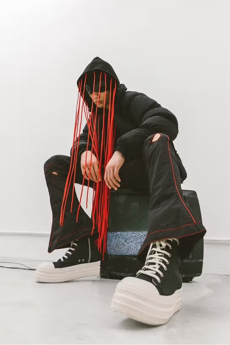 POST ARCHIVE FACTION (PAF) 2020SS '3.0' LAYERED OVERSIZED HOODIE
