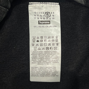 SUPREME × MM6 Maison Margiela 2024SS Foil Box Logo Sweat Hoodie