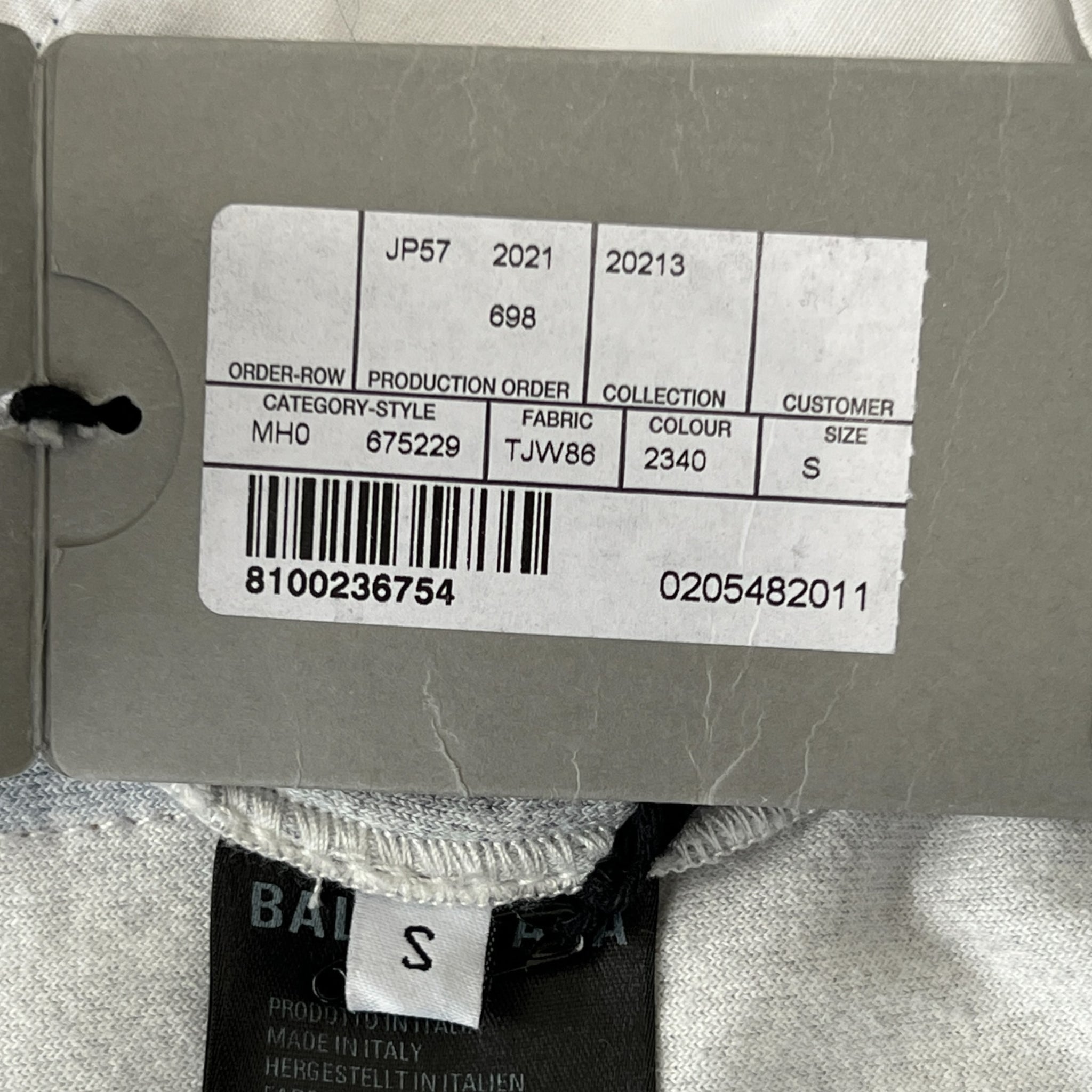 BALENCIAGA 2021 Winter Trompe-l'oeil Velours Damage Denim Pants