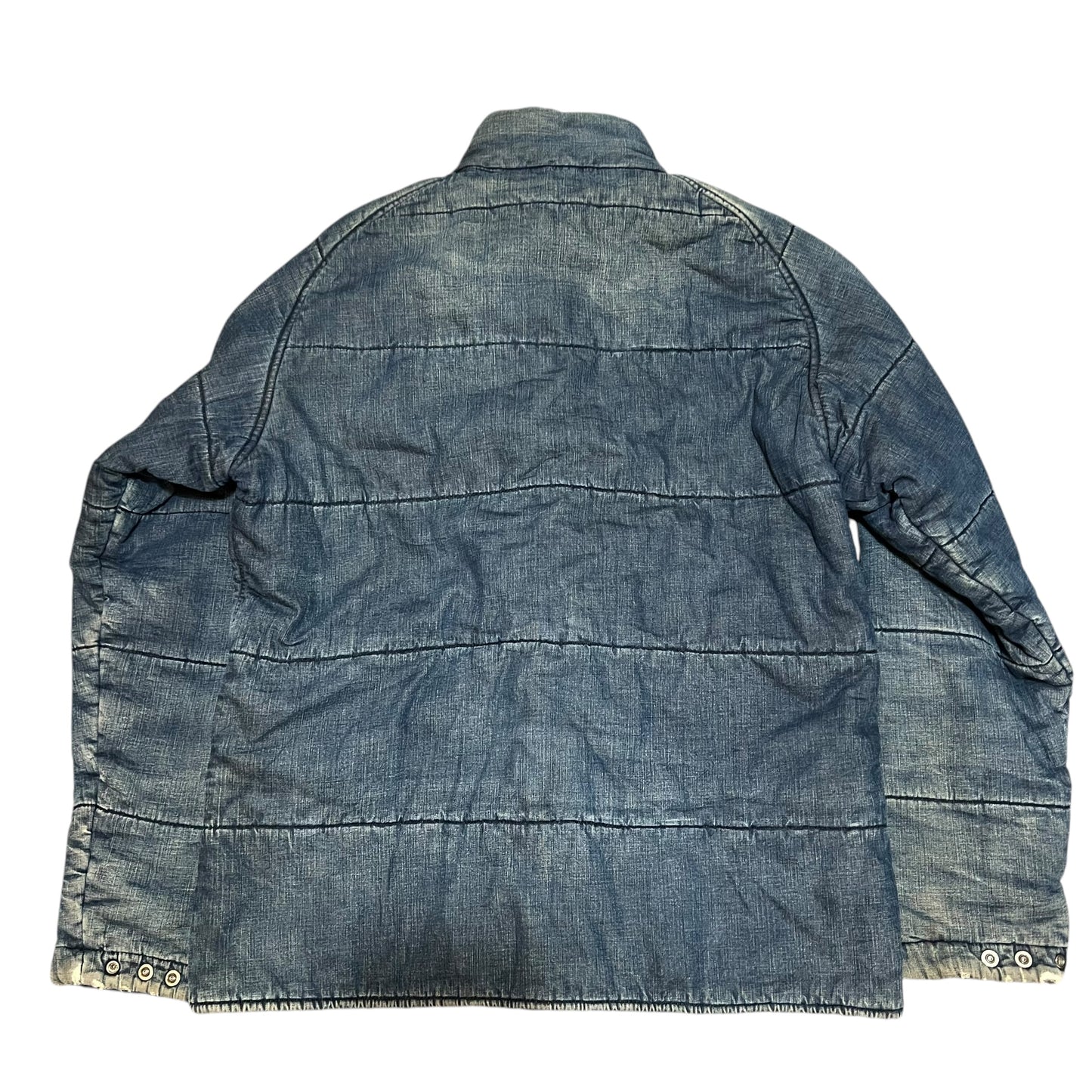 A BATHING APE Indigo Denim Puffer Down Jacket