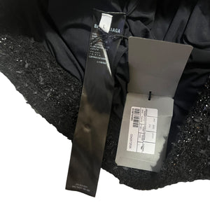 Balenciaga 2022AW textured tweed knit baggy pants