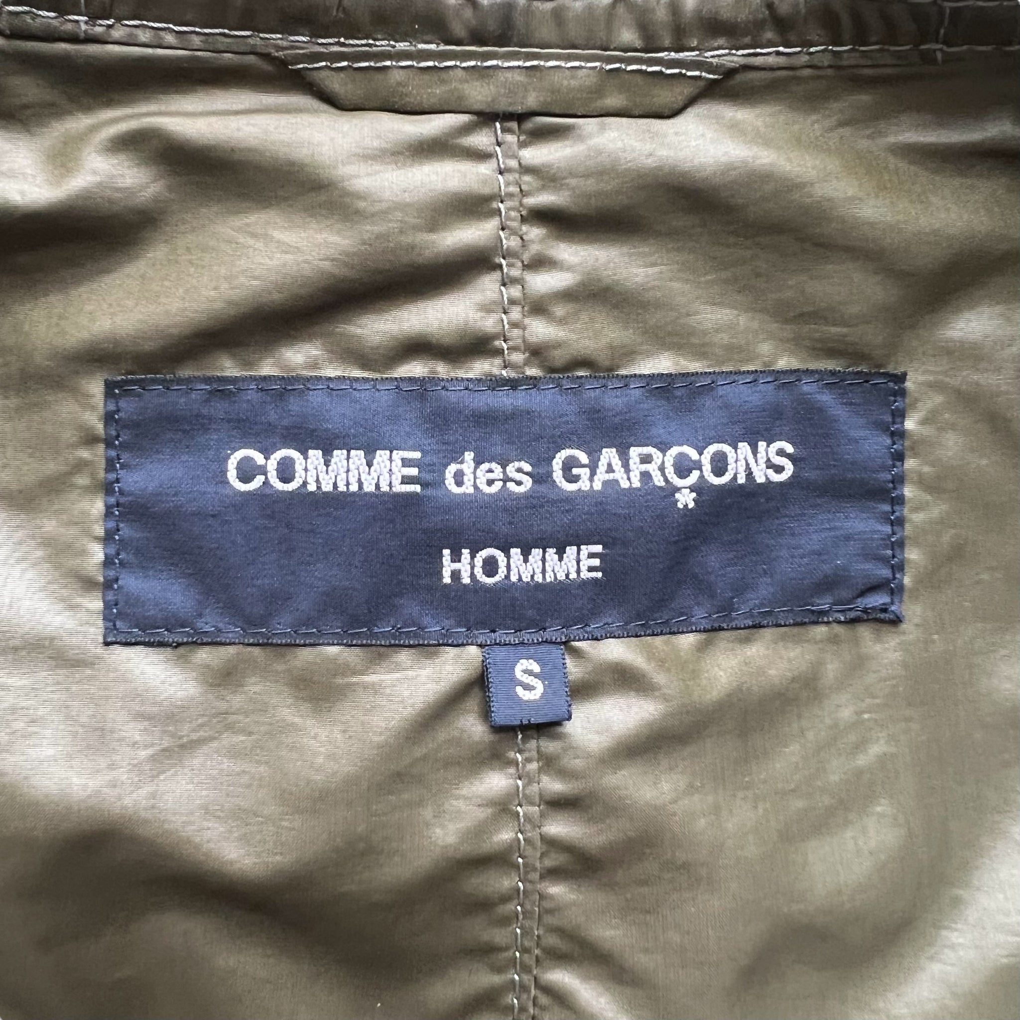 COMME des GARÇONS 2011AW PLAID HOODED JACKET