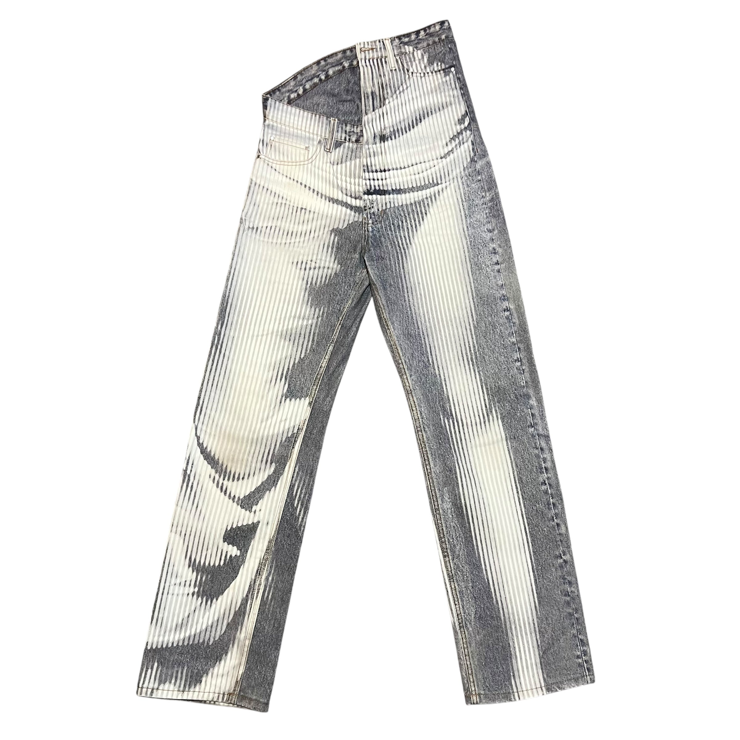 Y/PROJECT × JEAN PAUL GAULTIER 22AW trompe l'oeil DENIM PANTS