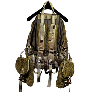 UNDERCOVER 2004AW BUT BEAUTIFUL MODULAR KNIT BACKPACK KHAKI
