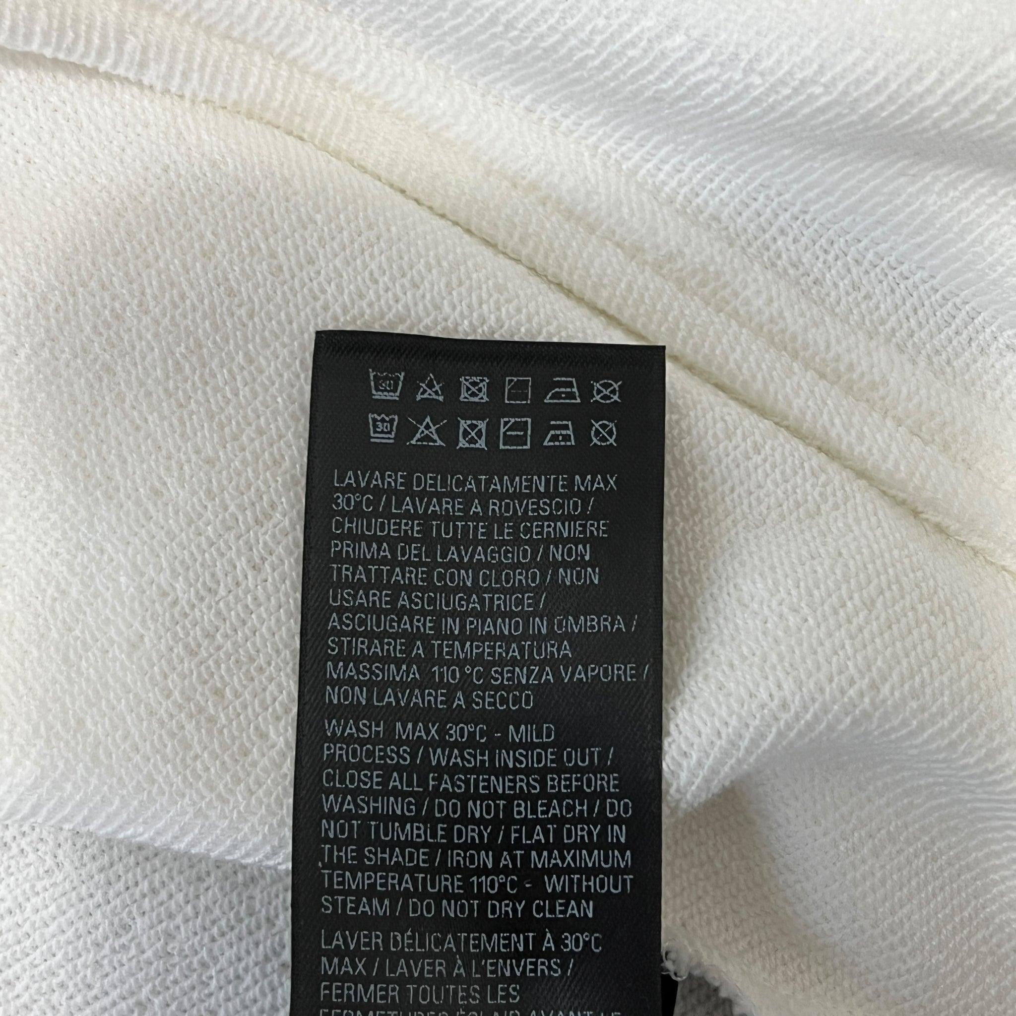 BALENCIAGA 2023 Winter Look26 Infinity Back Logo Cotton Terry Jersey Hoodie