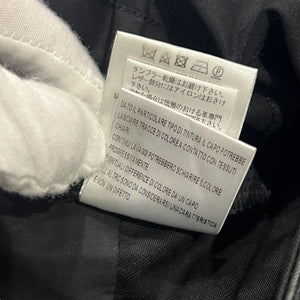 GUCCI Leather Yoke Slim Fit Trousers