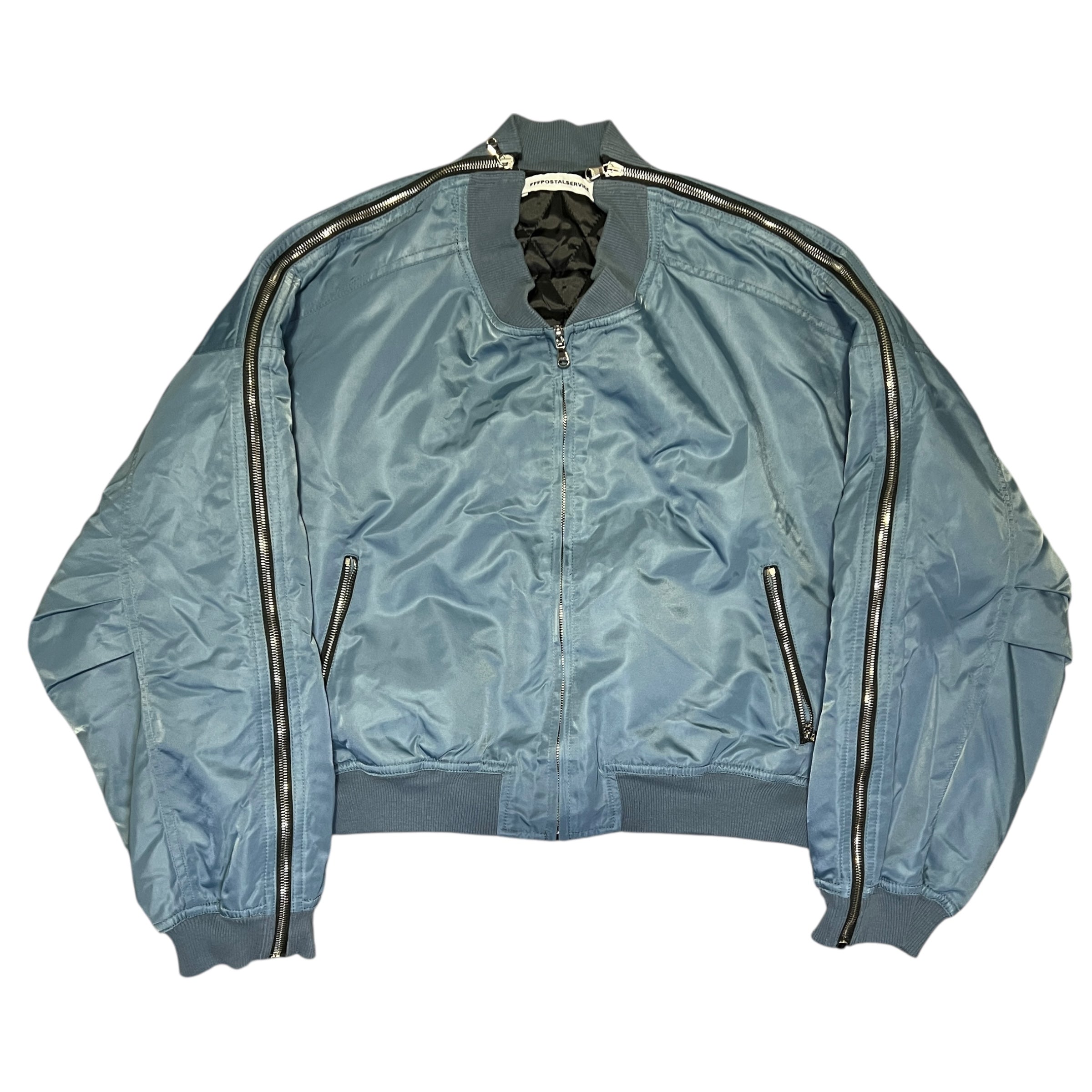 FFFPOSTALSERVICE Nylon Multi Zip Bomber Jacket – SEVENSTARCLOTHING