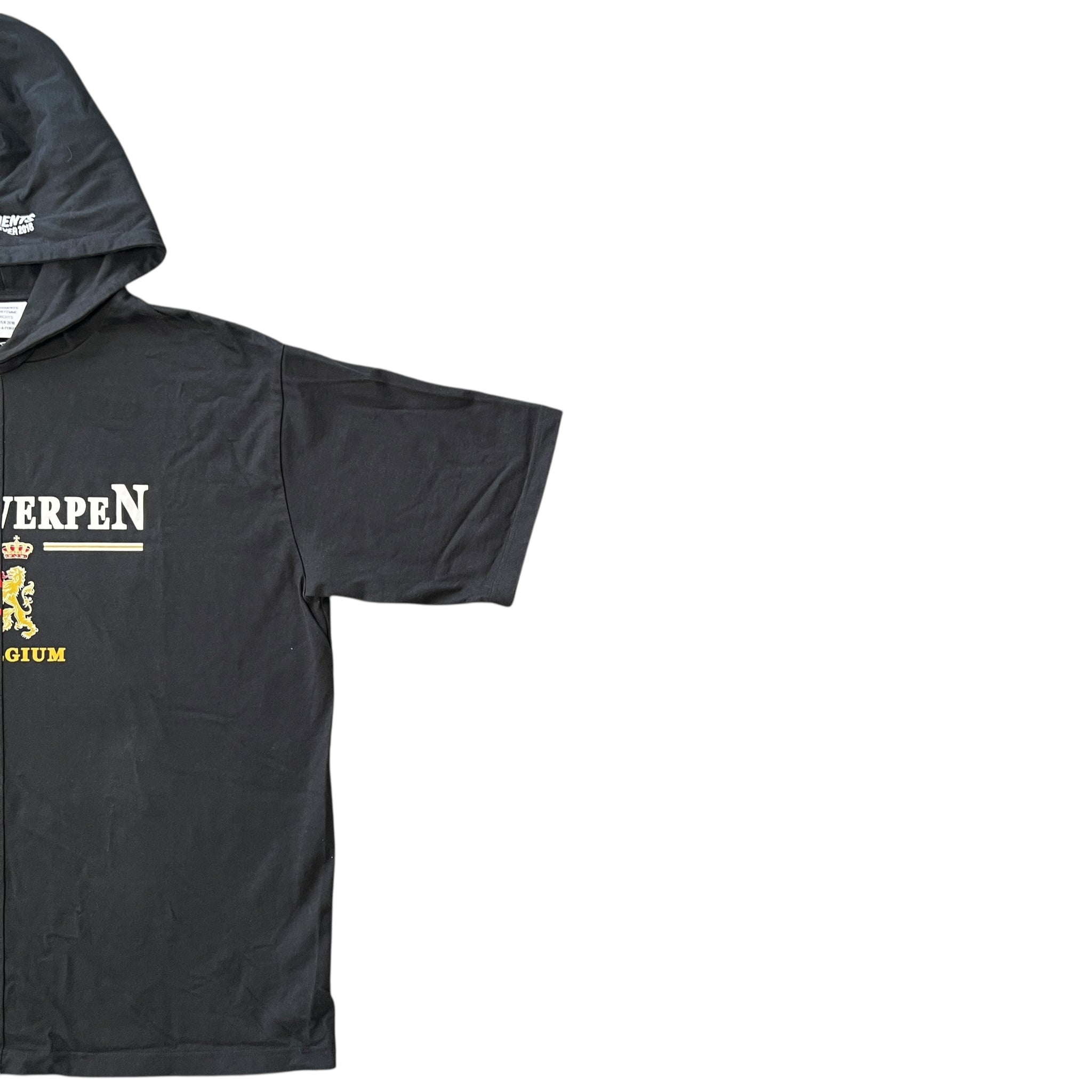 VETEMENTS 2018 Autumn Winter "May The Erpen Light" Antwerp Cotton S/S Docking Parka