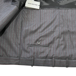 BALENCIAGA 2023 Winter Look9 Pinstripe Tailoring Wool Deconstructed Double Jacket 1360 X