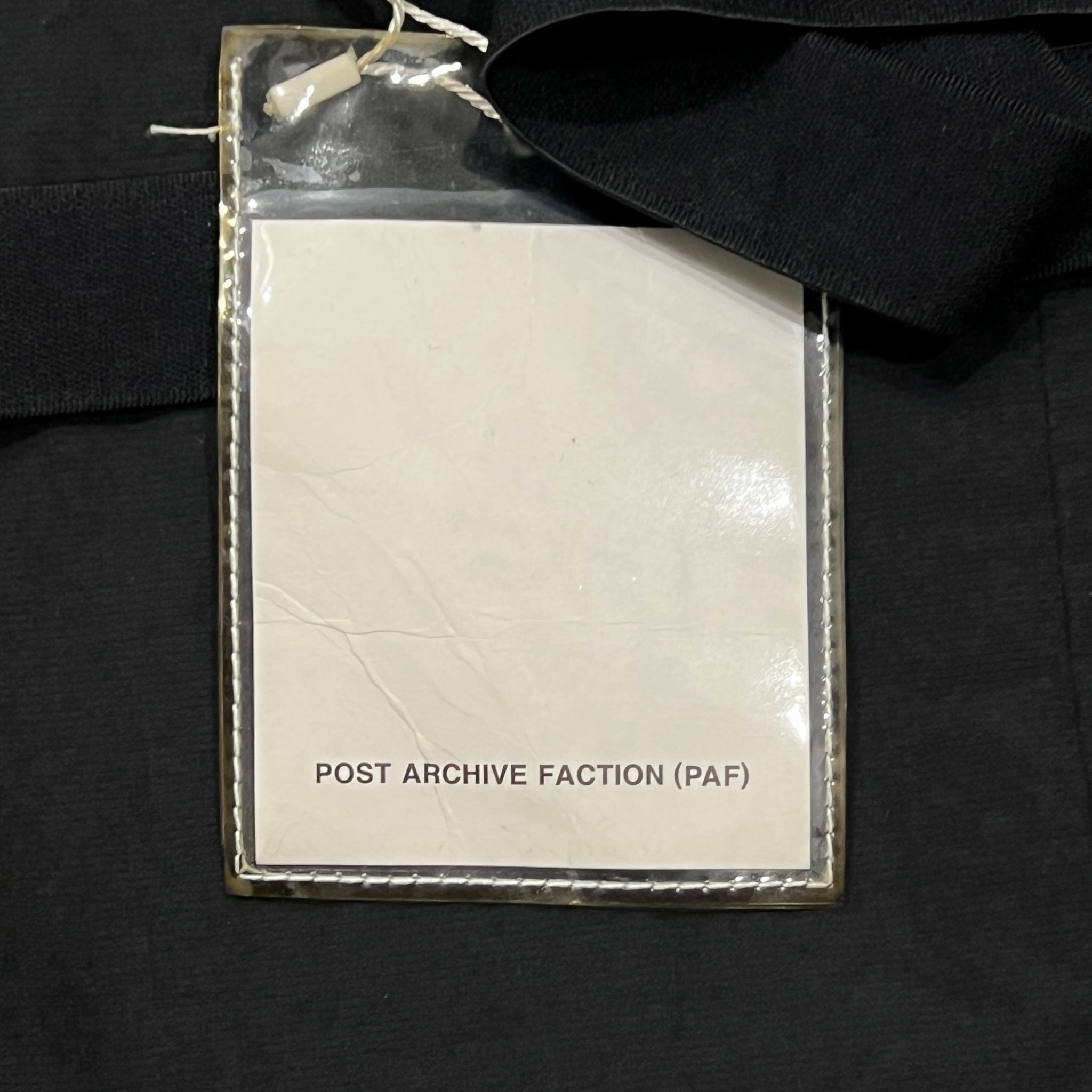 POST ARCHIVE FACTION (PAF) 2018AW 'RIGHT' TECHNICAL PONCHO