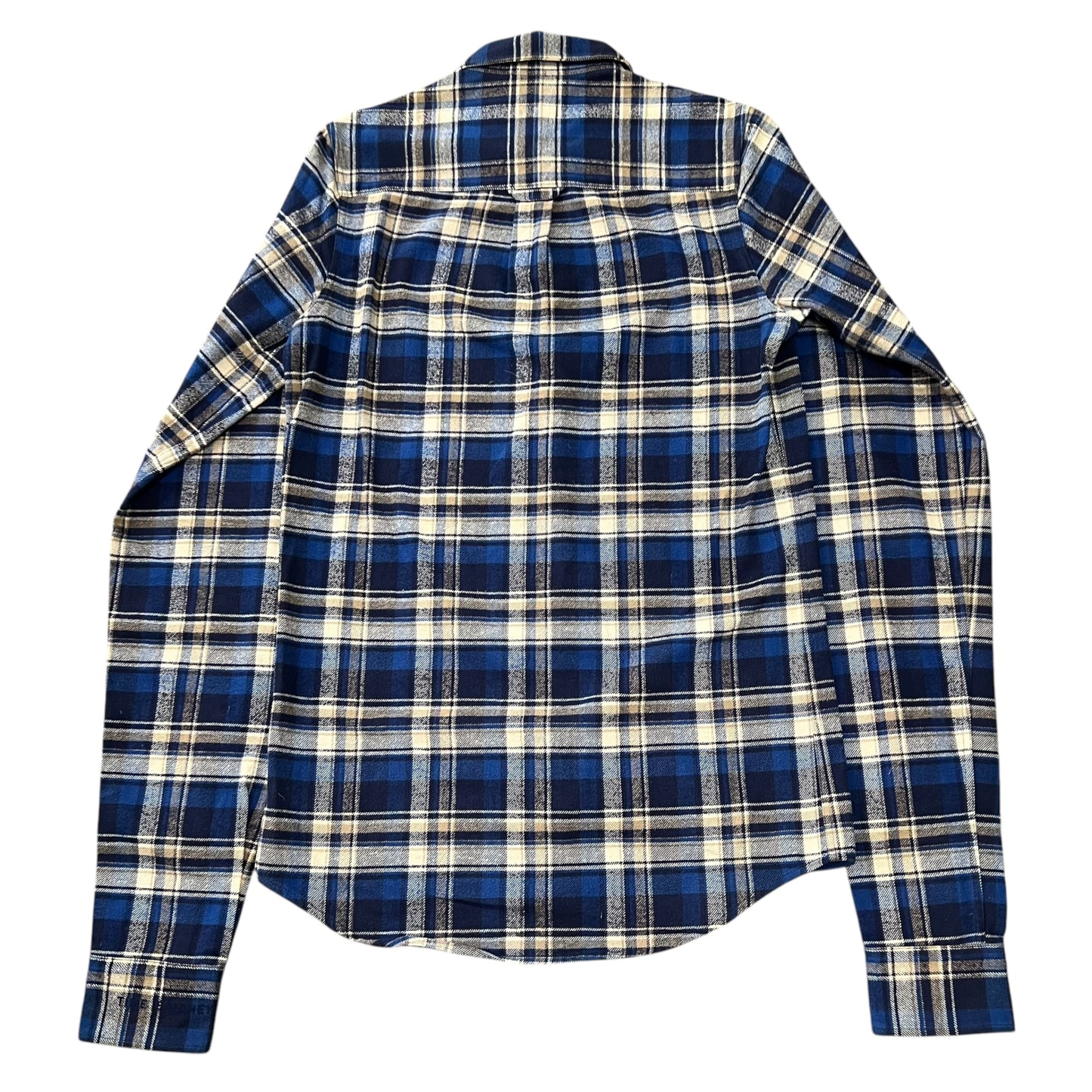 VETEMENTS 2016AW "TIME IS MONEY" Cotton Check Long Flannel Check Shirts