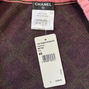 CHANEL Coco Button Cachemire Silk Cardigan