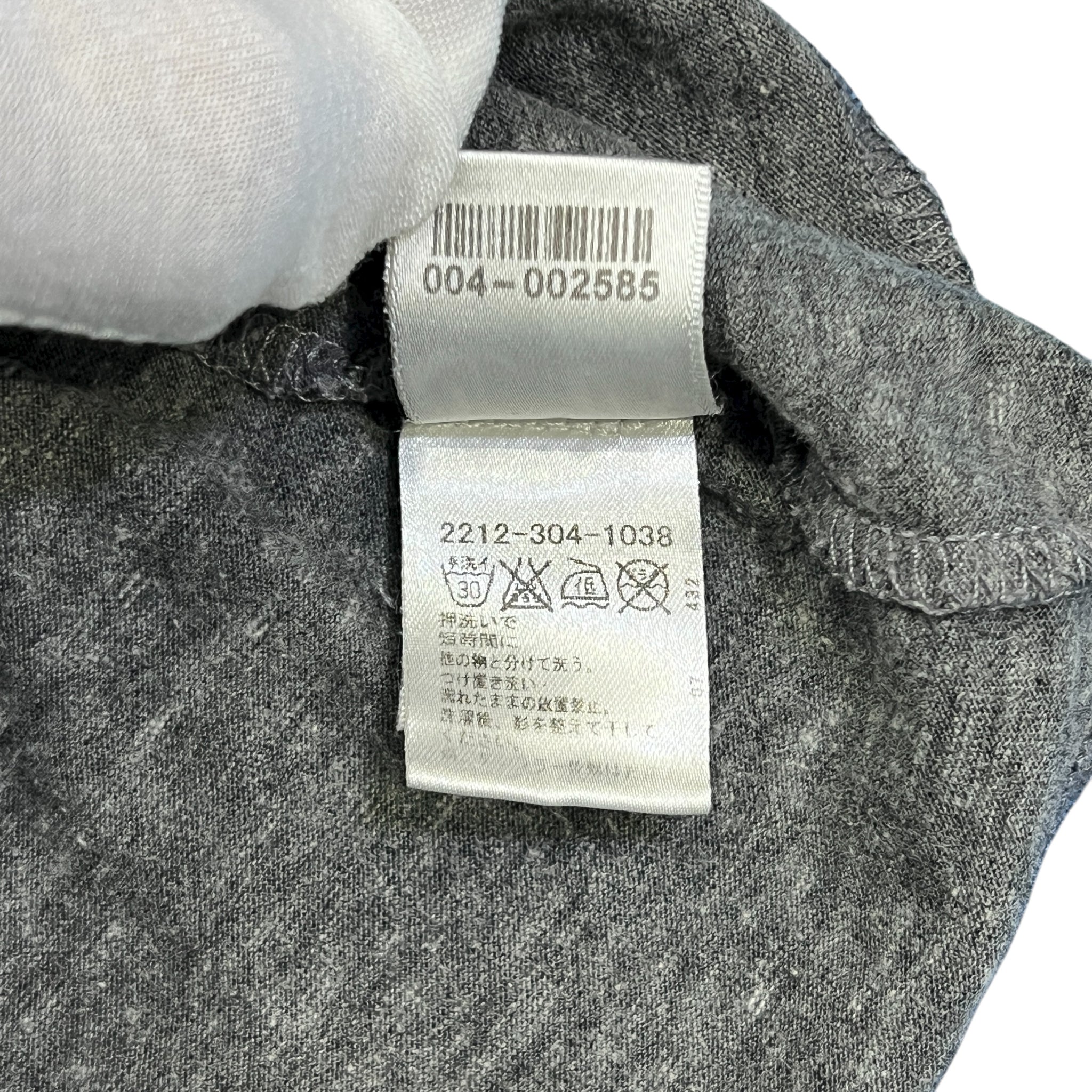 CHROME HEARTS Henley Neck Three Quarter Sleeve Top