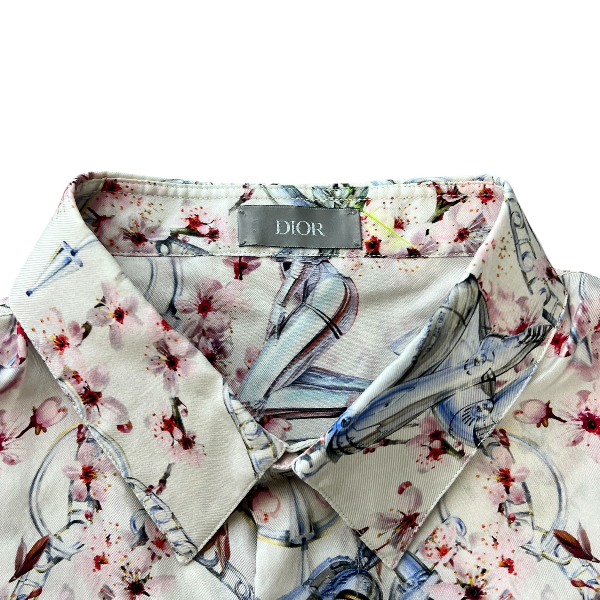 DIOR HOMME 2019AW × 空山基 Sexy Robot Silk Shirt & Silk Short Pants SETUP