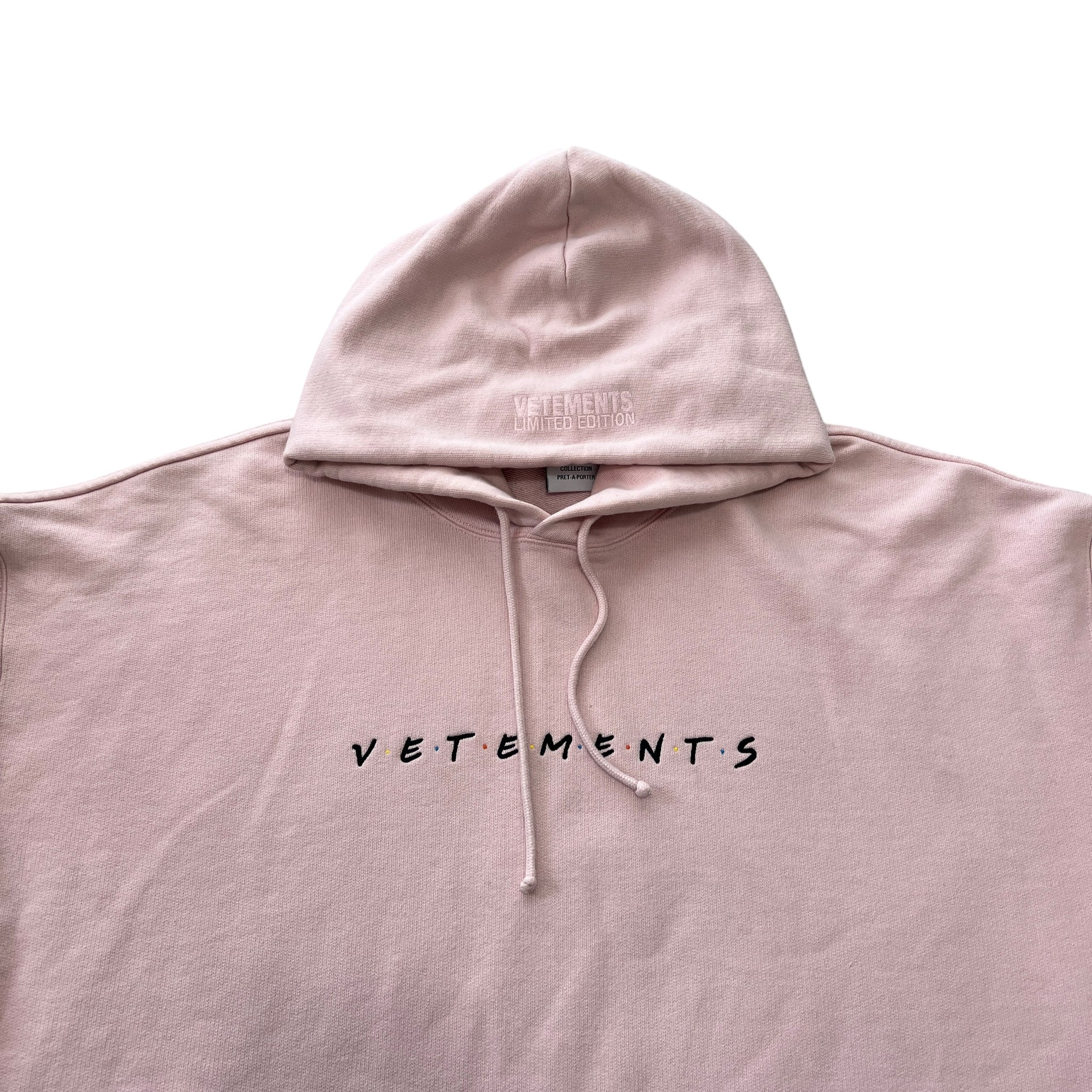 VETEMENTS 2021SS F.R.I.E.N.D.S Parody Oversized Pullover Hoodie