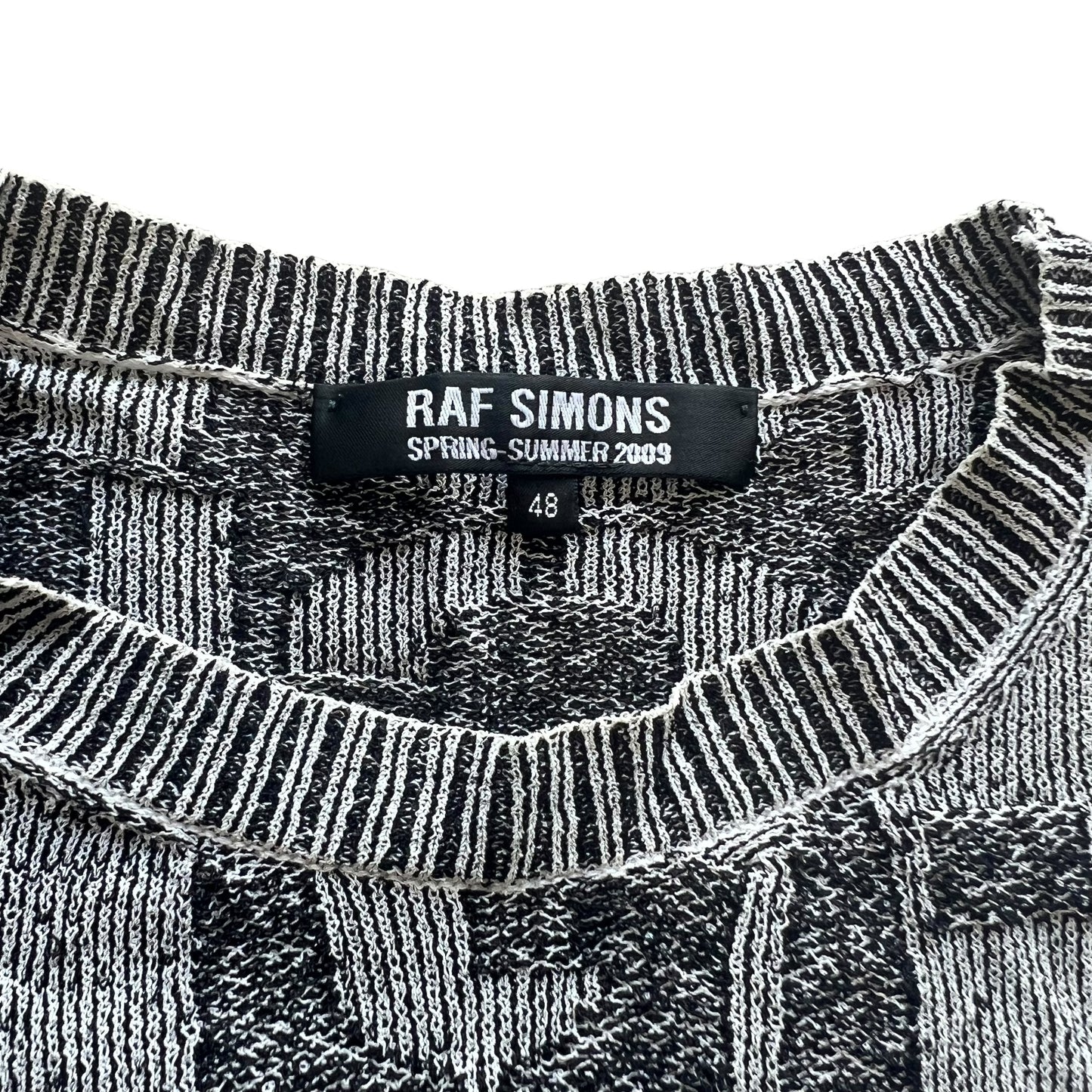 Raf Simons SS2009 Christopher Cotton Wool blend Knit Sweater