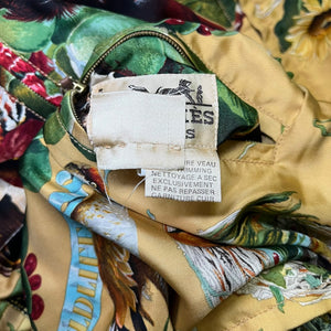 Hermes 1992 Hermes Rare historical silk r Reversible - Art by kermit Oliver