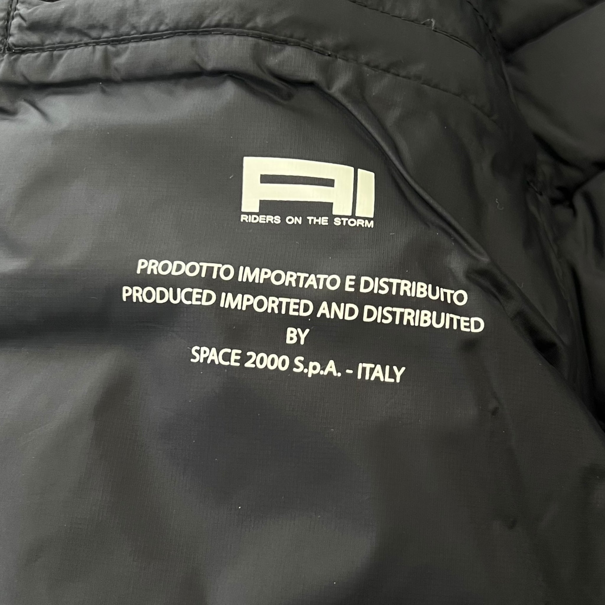 AI RIDER ON THE STORM Padded Goggle Down Jacket