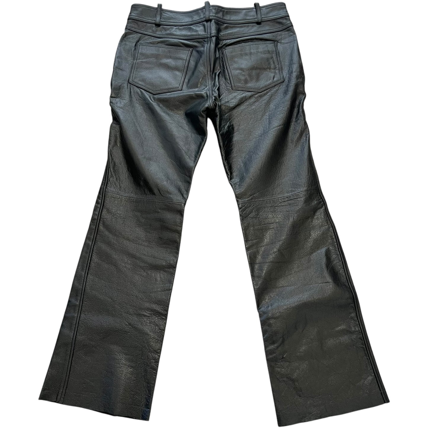 HARLEY DAVIDSON Biker Boots Cut Leather Pants