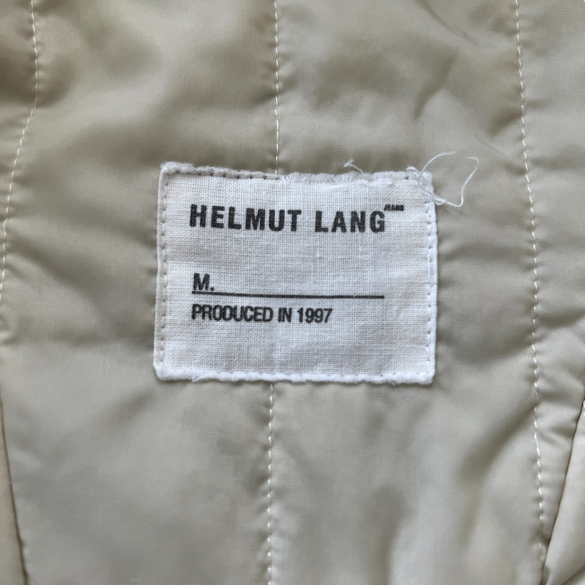 Helmut Lang 1997AW Quilted Anorak Jacket