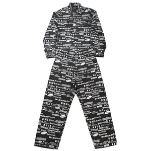 BALENCIAGA 20AW MULTI LOGO DENIM JACKET