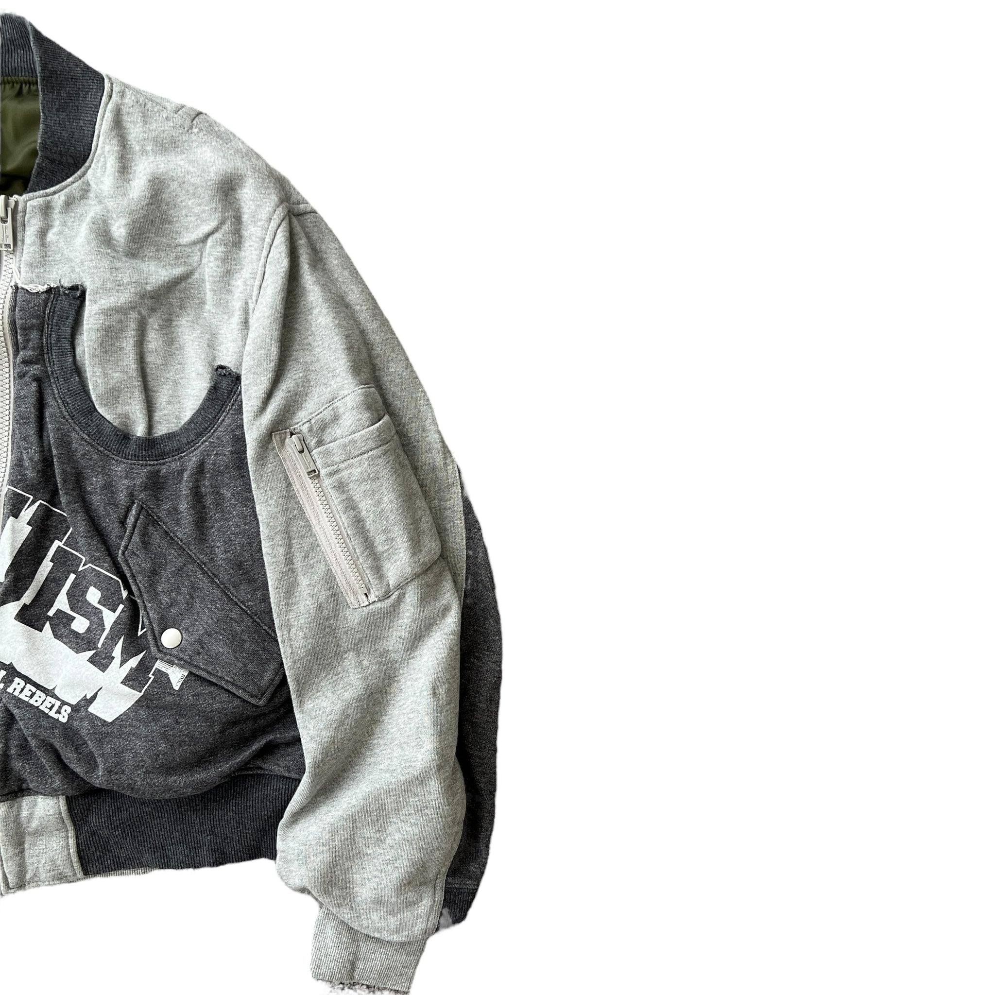 UNDERCOVER Undercoverism 2022SS Rebel Gods Hybrid Custom Reversible Flight Jacket & Rebel Gods Hybrid Sweat Pants